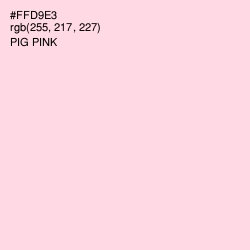 #FFD9E3 - Pig Pink Color Image
